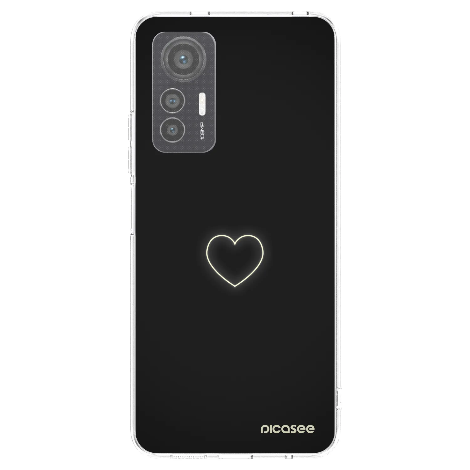 Picasee silikonski prozorni ovitek za Xiaomi 12 Lite - Heart