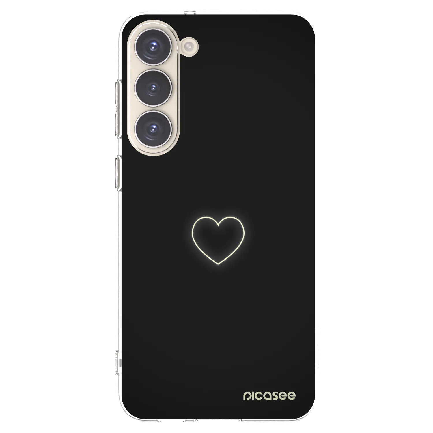 Picasee silikonski prozorni ovitek za Samsung Galaxy S23+ 5G - Heart