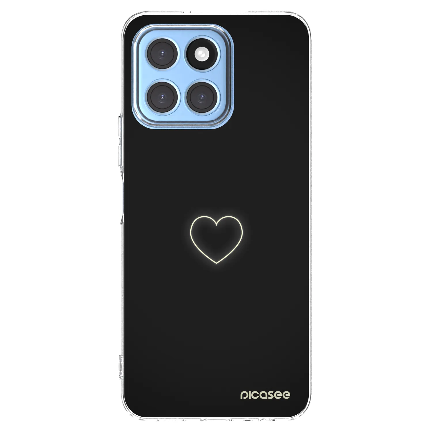 Picasee silikonski prozorni ovitek za Honor X6 - Heart