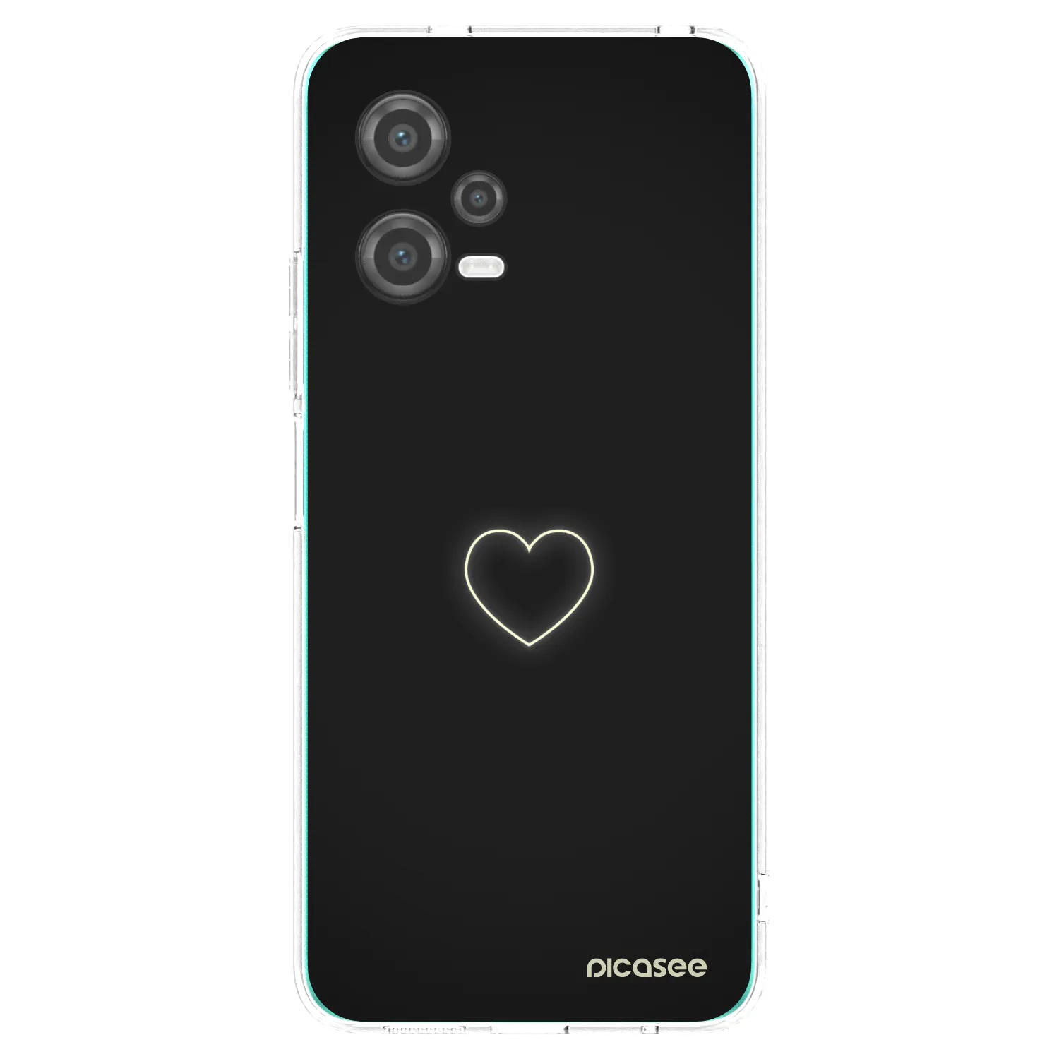 Picasee silikonski prozorni ovitek za Xiaomi Poco X5 - Heart