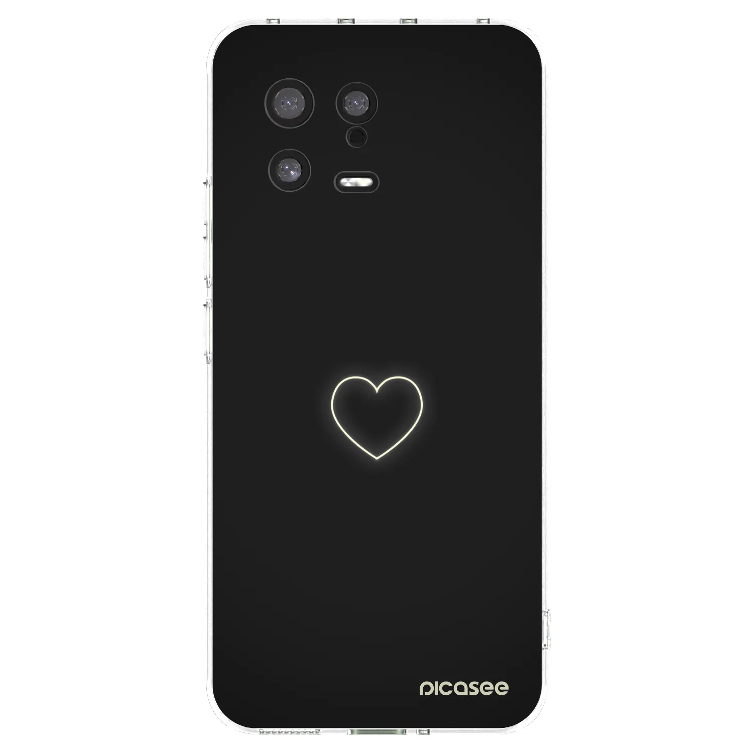 Picasee silikonski prozorni ovitek za Xiaomi 13 - Heart