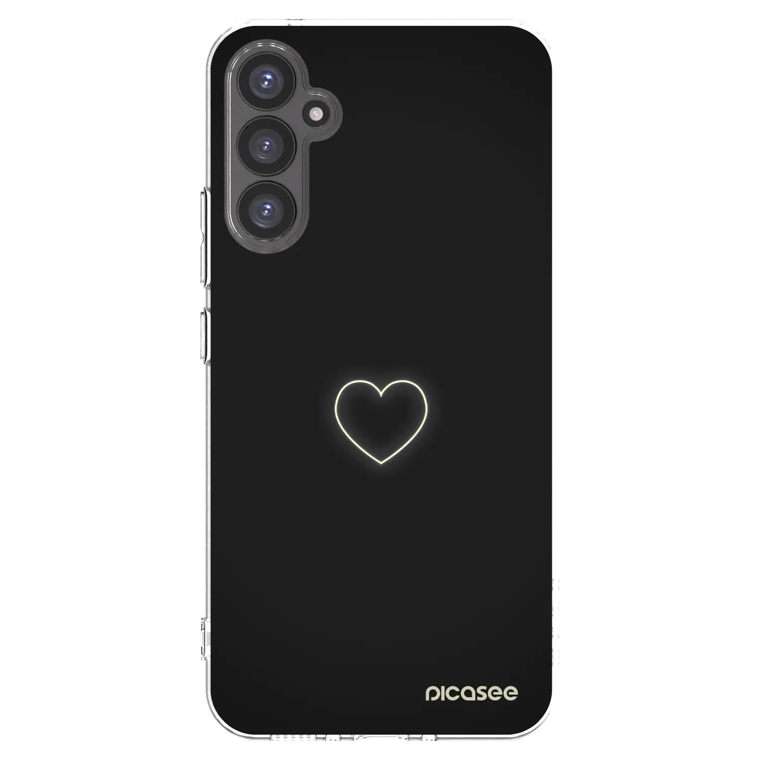 Picasee silikonski prozorni ovitek za Samsung Galaxy A34 5G A346B - Heart