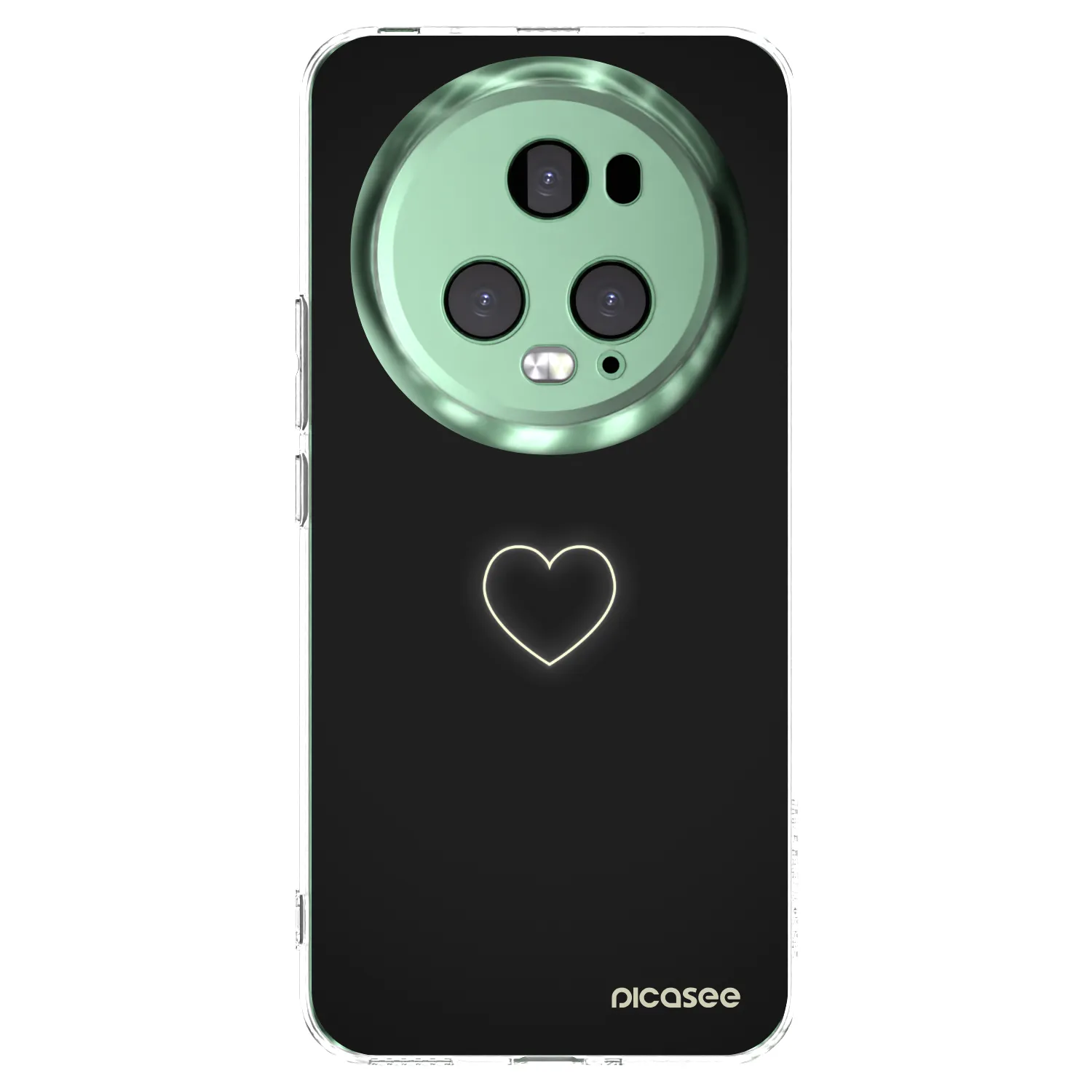 Picasee silikonski prozorni ovitek za Honor Magic5 Pro - Heart