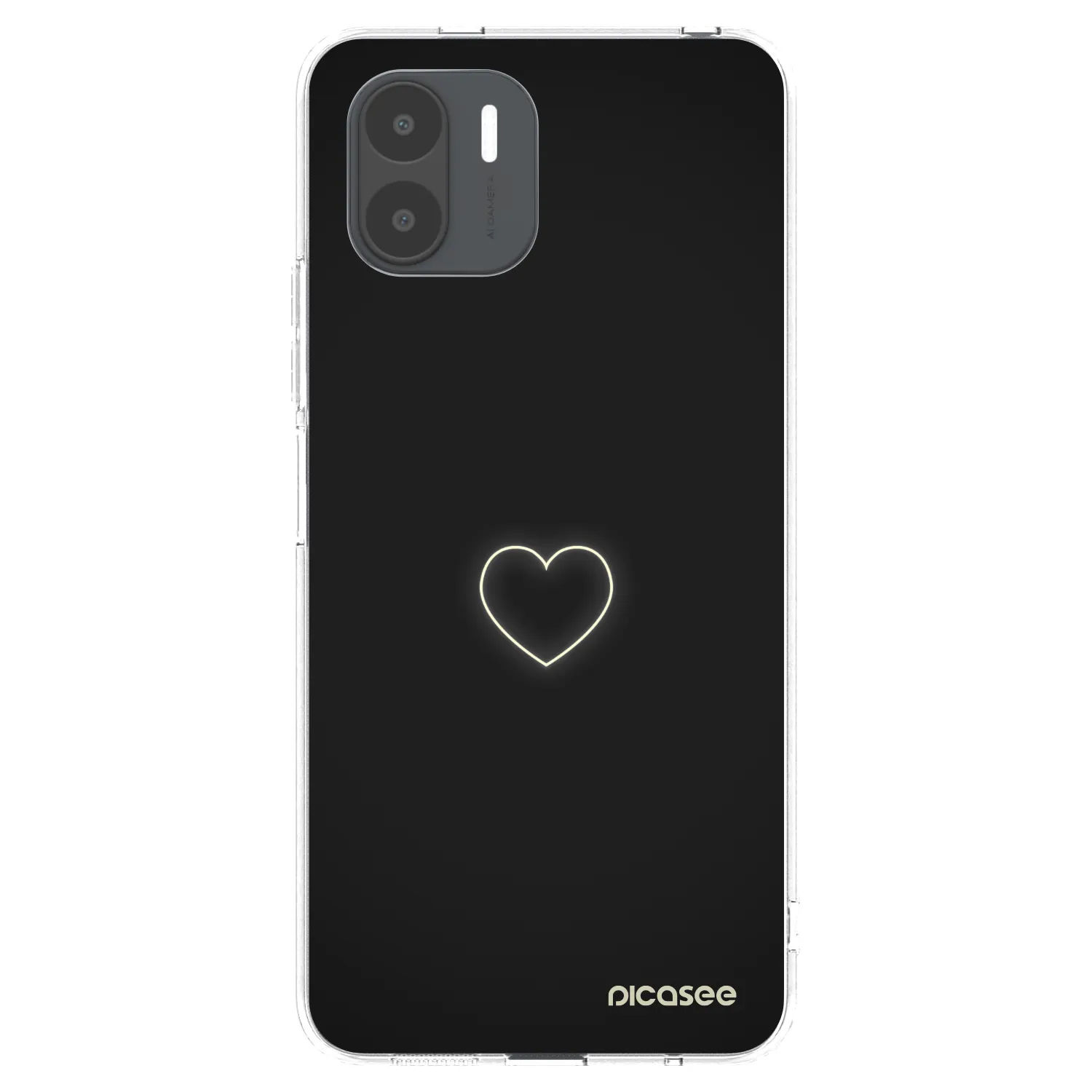 Picasee silikonski prozorni ovitek za Xiaomi Redmi A2 - Heart