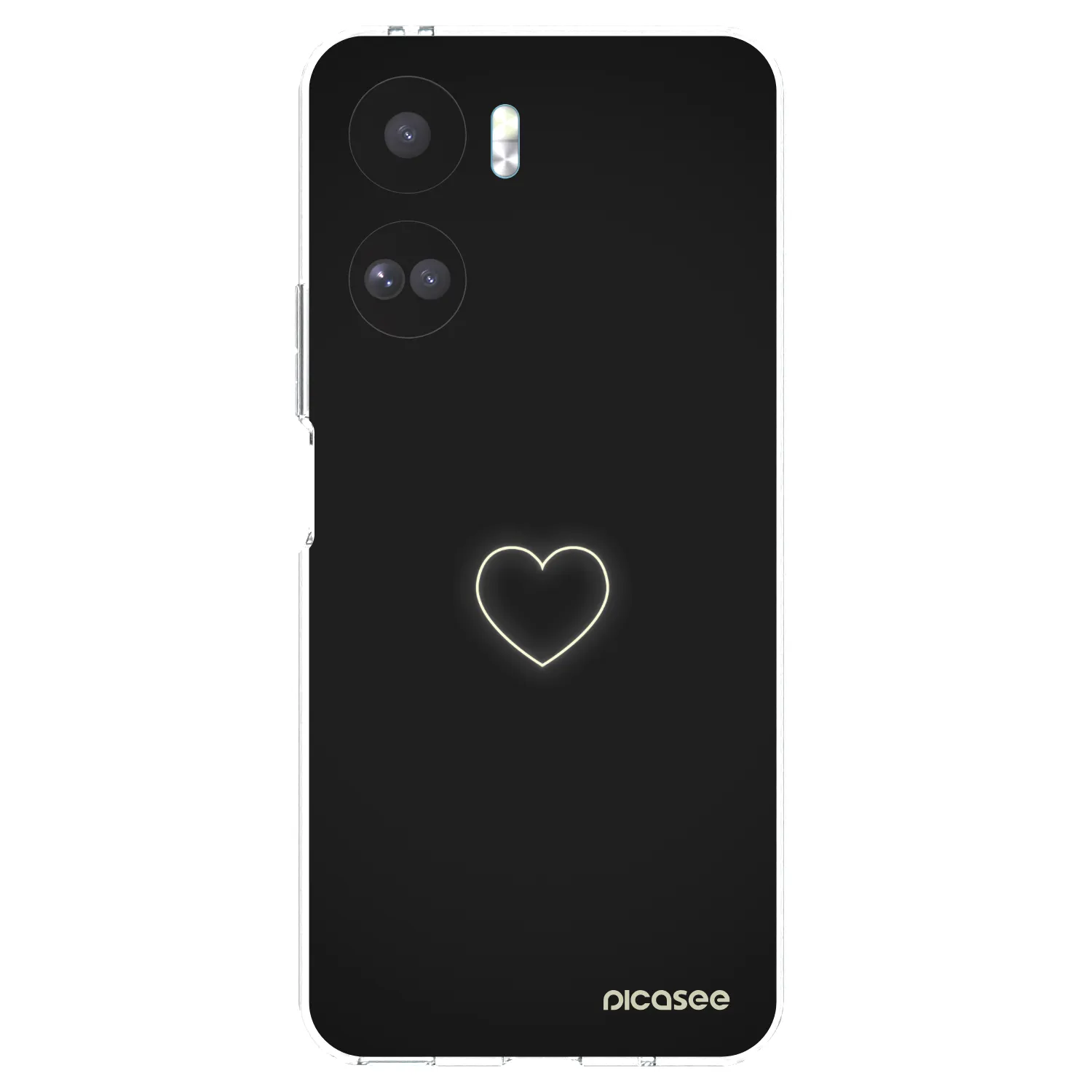 Picasee silikonski prozorni ovitek za Honor 90 Lite 5G - Heart