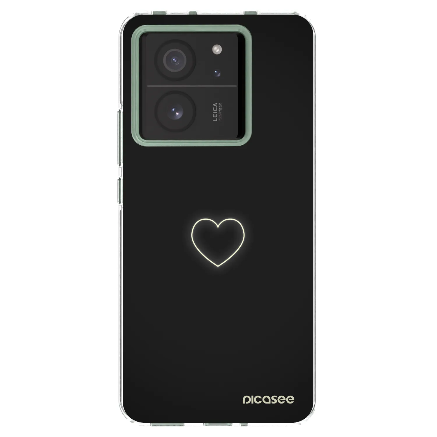 Picasee silikonski prozorni ovitek za Xiaomi 13T Pro - Heart