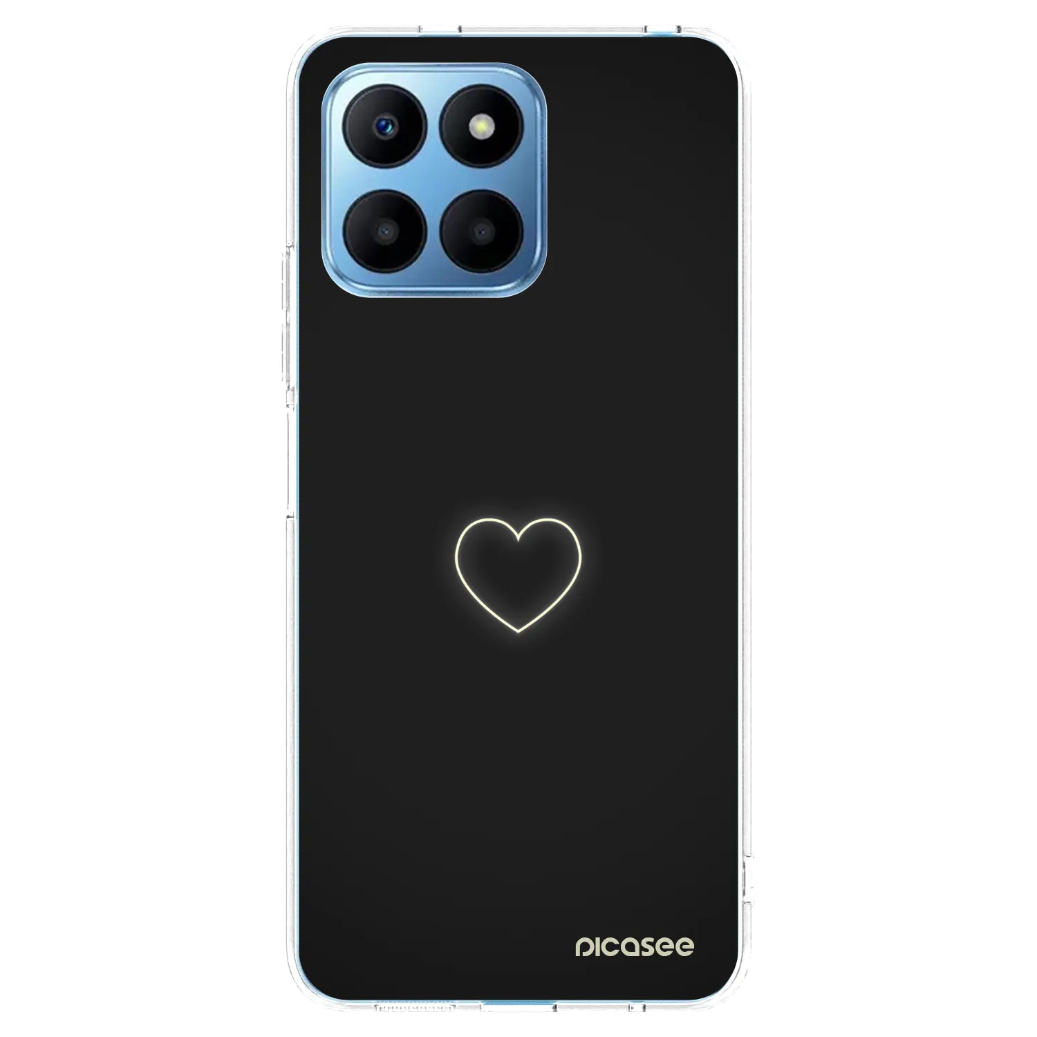 Picasee silikonski prozorni ovitek za Honor 70 Lite - Heart