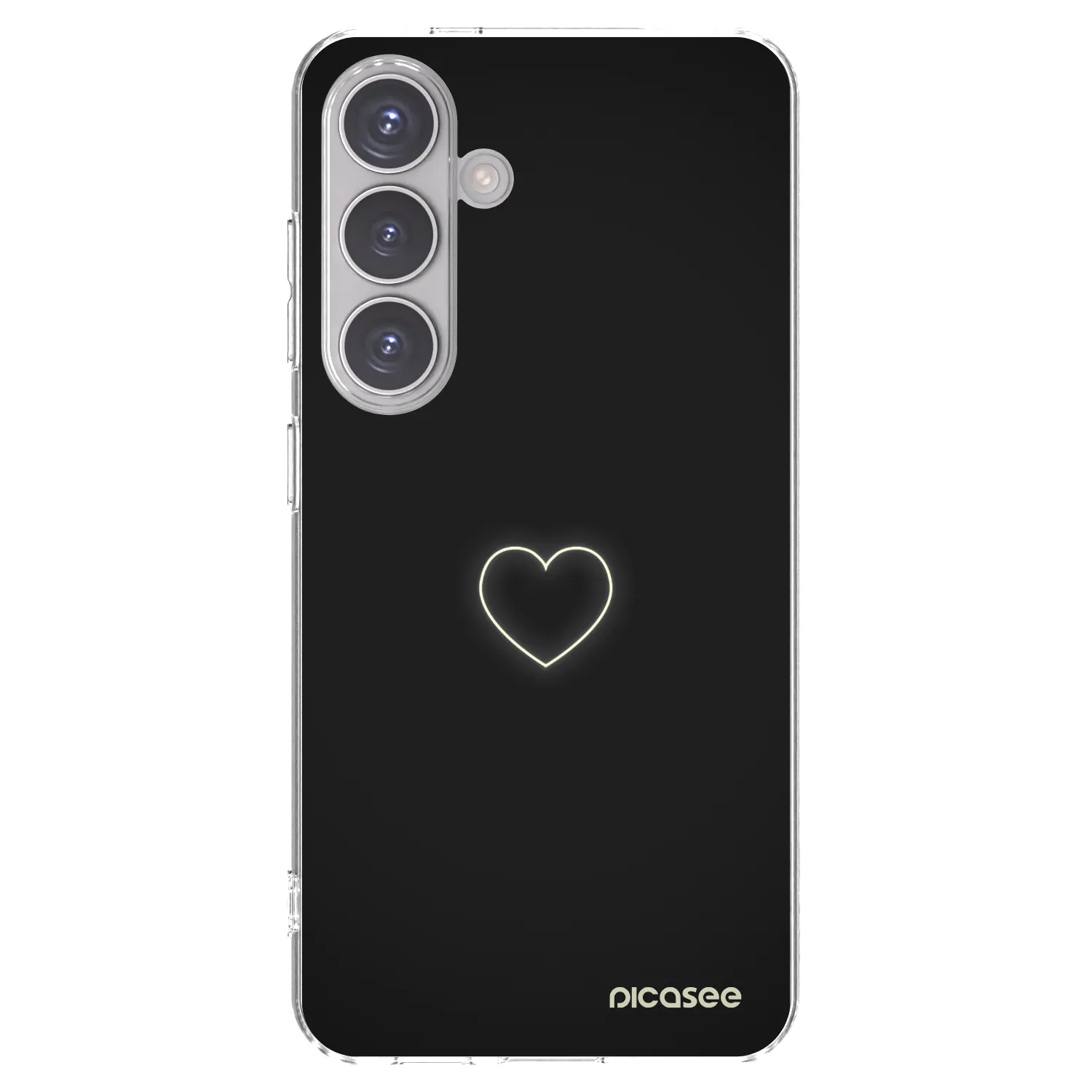 Picasee silikonski prozorni ovitek za Samsung Galaxy S24 S921B 5G - Heart