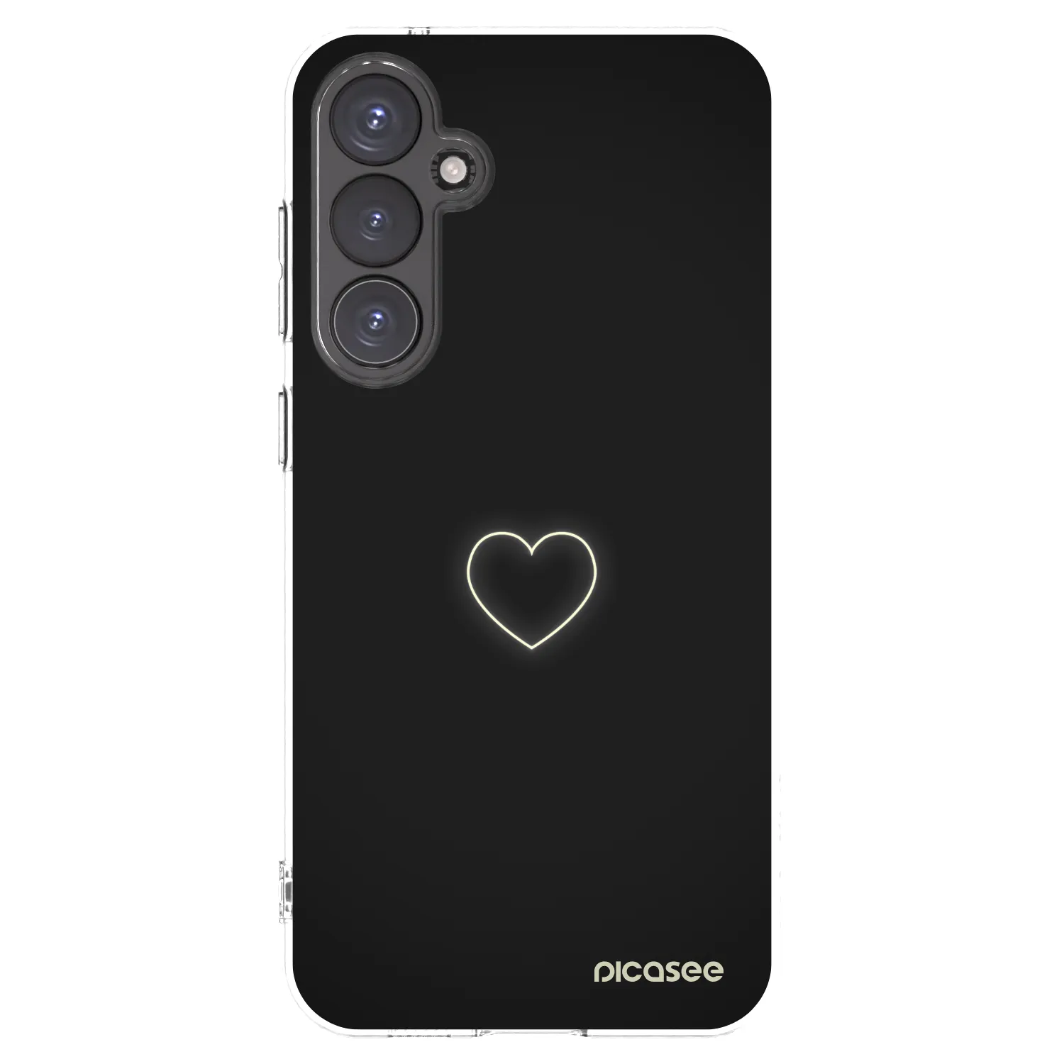 Picasee silikonski prozorni ovitek za Samsung Galaxy S23 FE S711B - Heart
