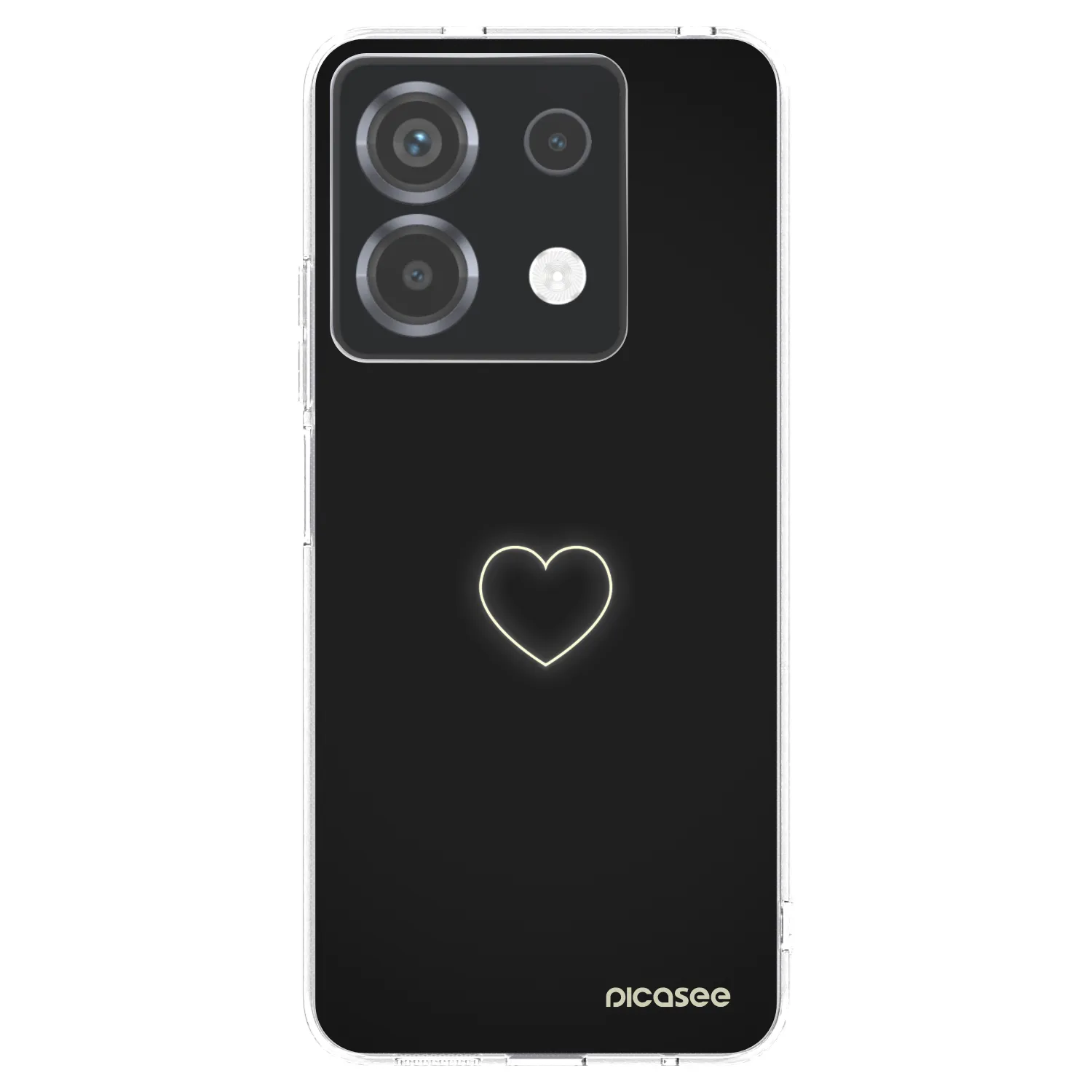 Picasee silikonski prozorni ovitek za Xiaomi Poco X6 - Heart