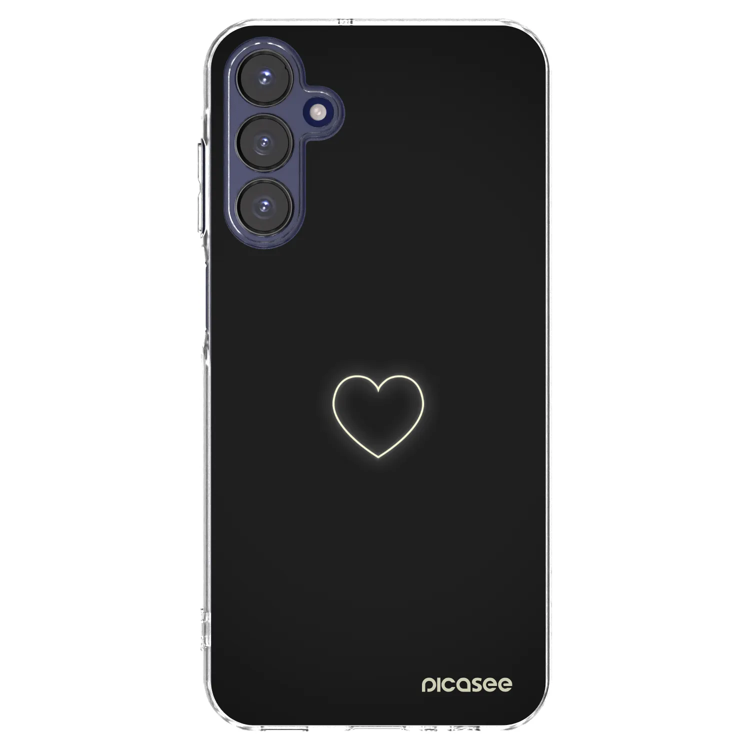 Picasee silikonski prozorni ovitek za Samsung Galaxy A15 A155F 4G - Heart