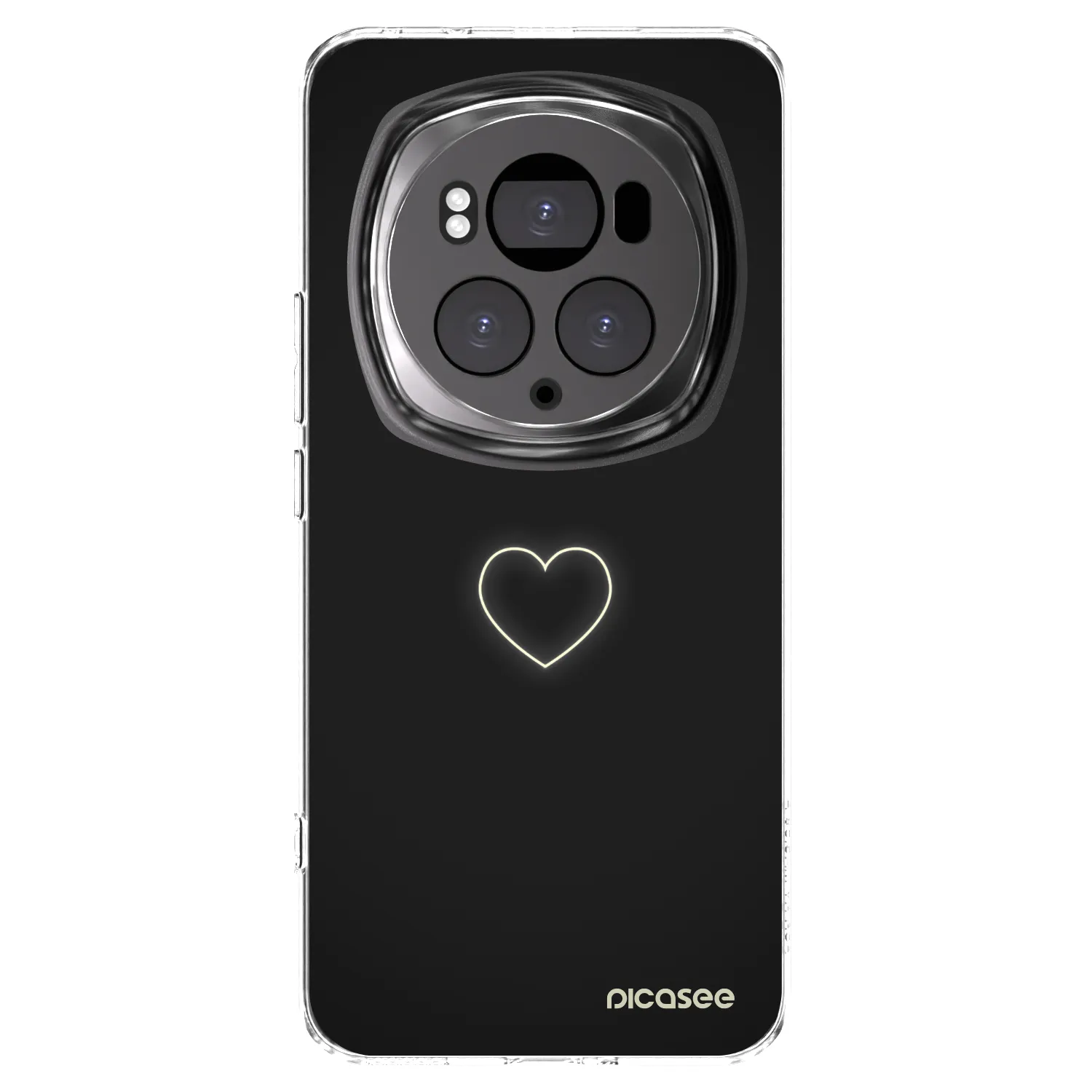 Picasee silikonski prozorni ovitek za Honor Magic6 Pro - Heart