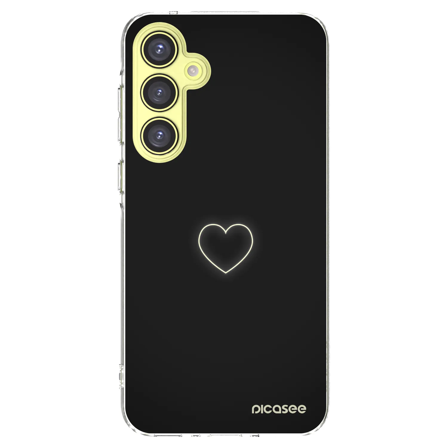 Picasee silikonski prozorni ovitek za Samsung Galaxy A35 5G A356B - Heart