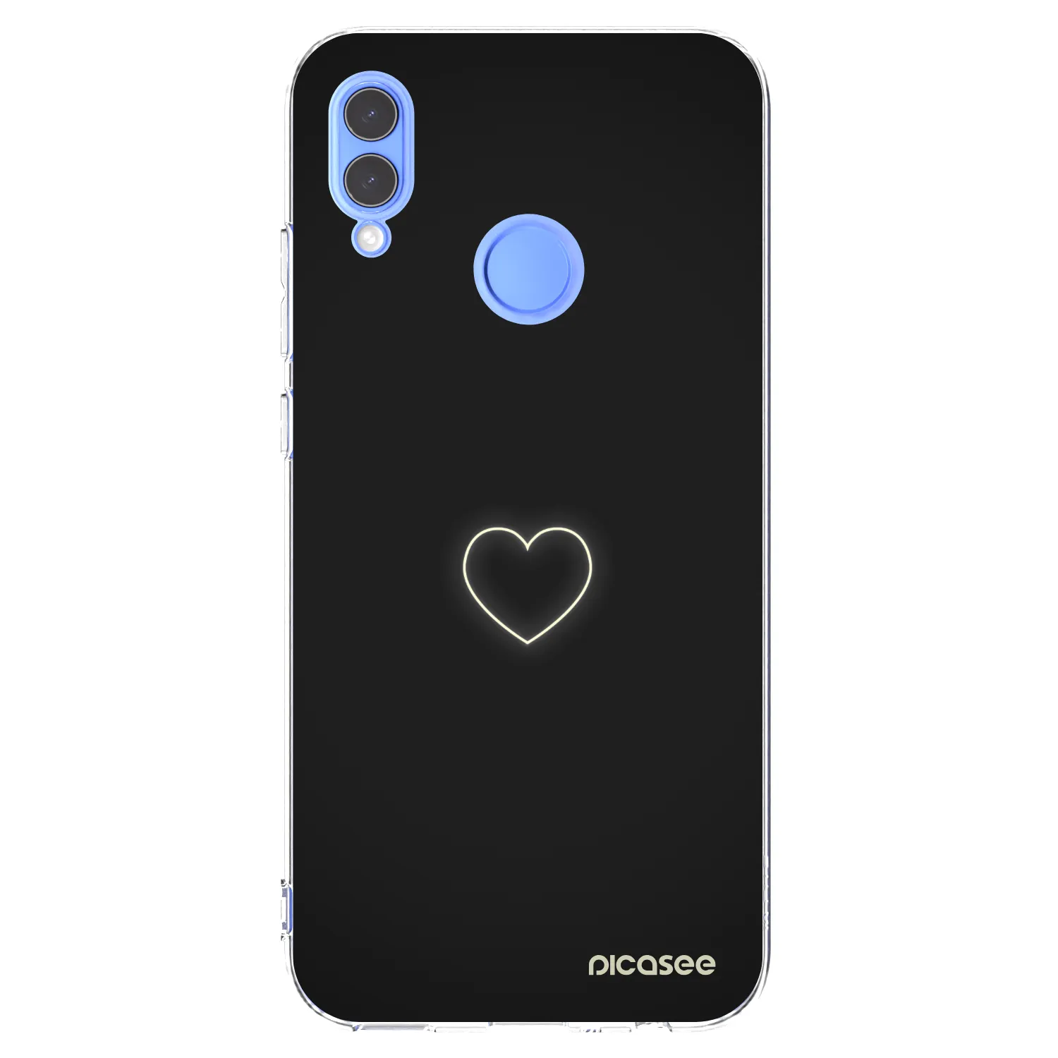 Picasee silikonski prozorni ovitek za Honor 10 Lite - Heart