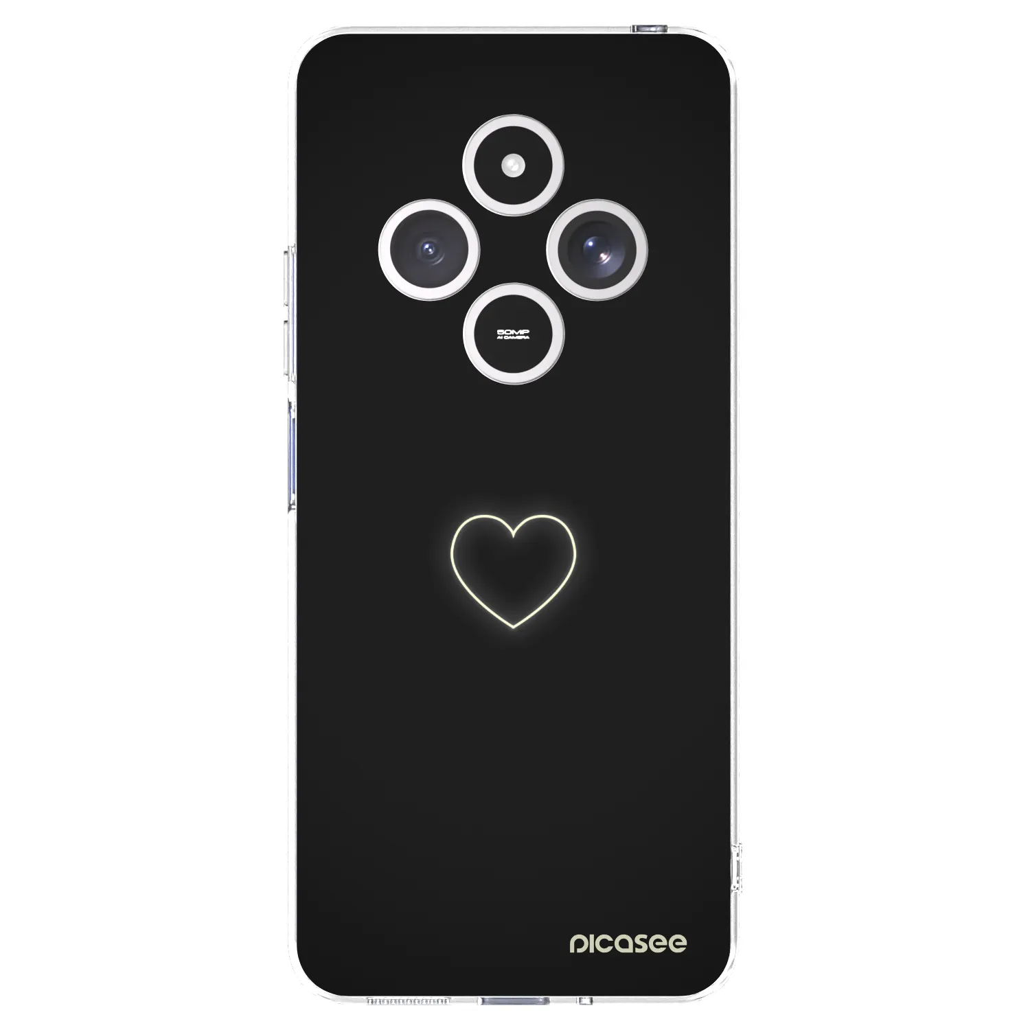 Picasee silikonski prozorni ovitek za Xiaomi Redmi 14C - Heart