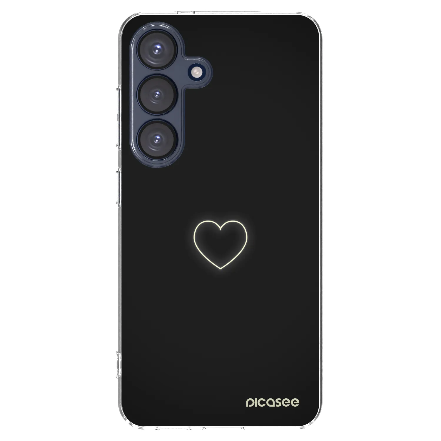 Picasee silikonski prozorni ovitek za Samsung Galaxy S25 5G - Heart