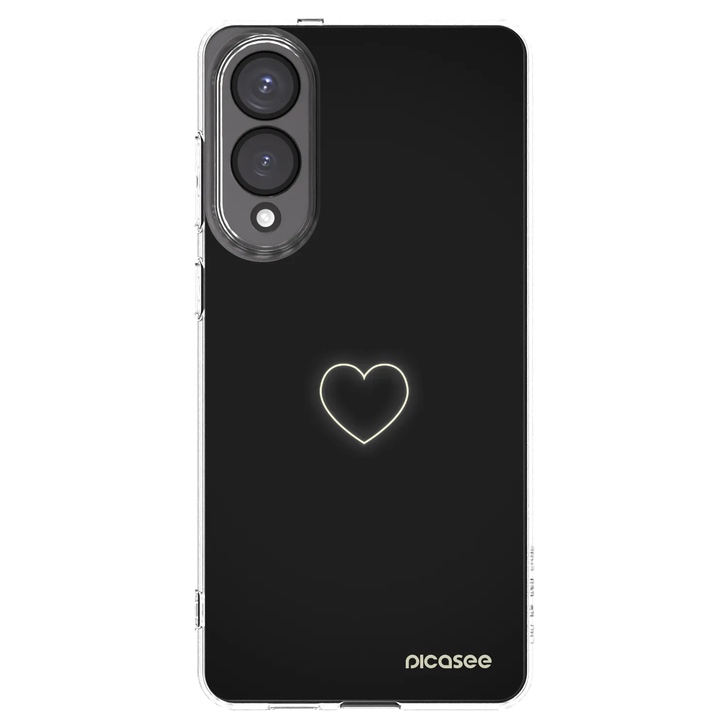 Picasee silikonski prozorni ovitek za Samsung Galaxy S25 Edge 5G - Heart
