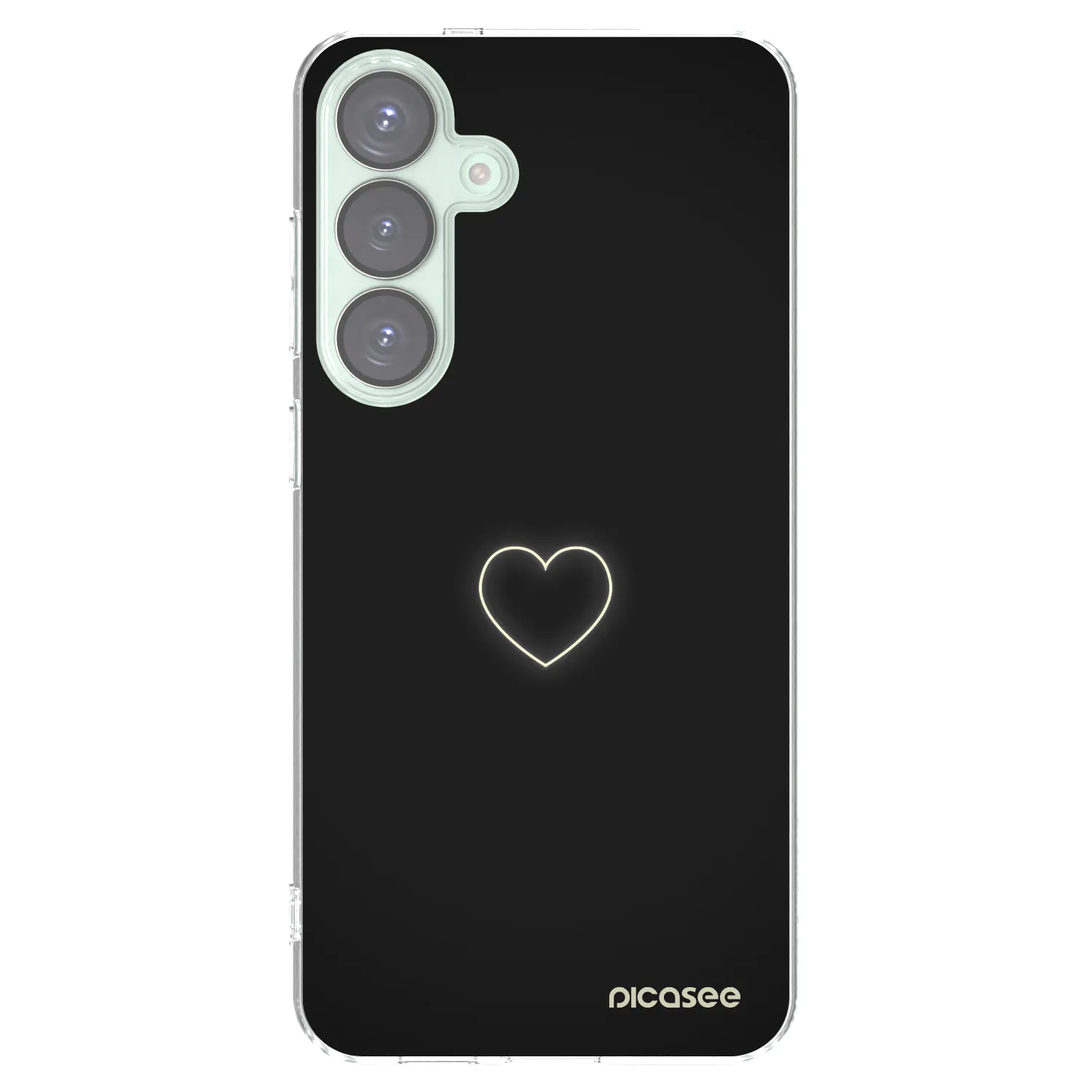 Picasee silikonski prozorni ovitek za Samsung Galaxy S25+ 5G - Heart