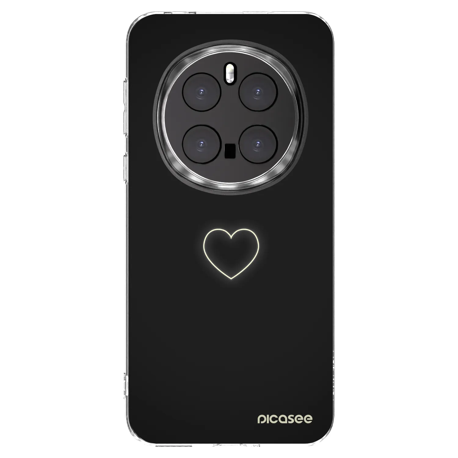 Picasee silikonski prozorni ovitek za Honor Magic7 Pro 5G - Heart