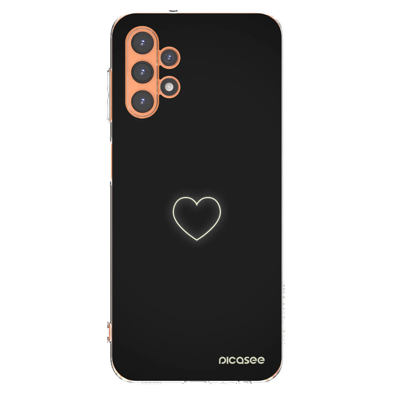 Picasee silikonski prozorni ovitek za Samsung Galaxy A13 5G - Heart