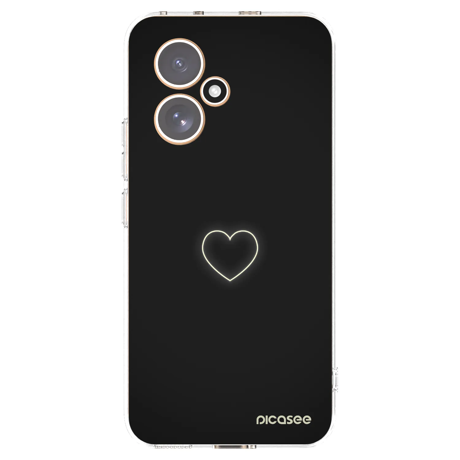 Picasee silikonski prozorni ovitek za Honor 400 5G - Heart