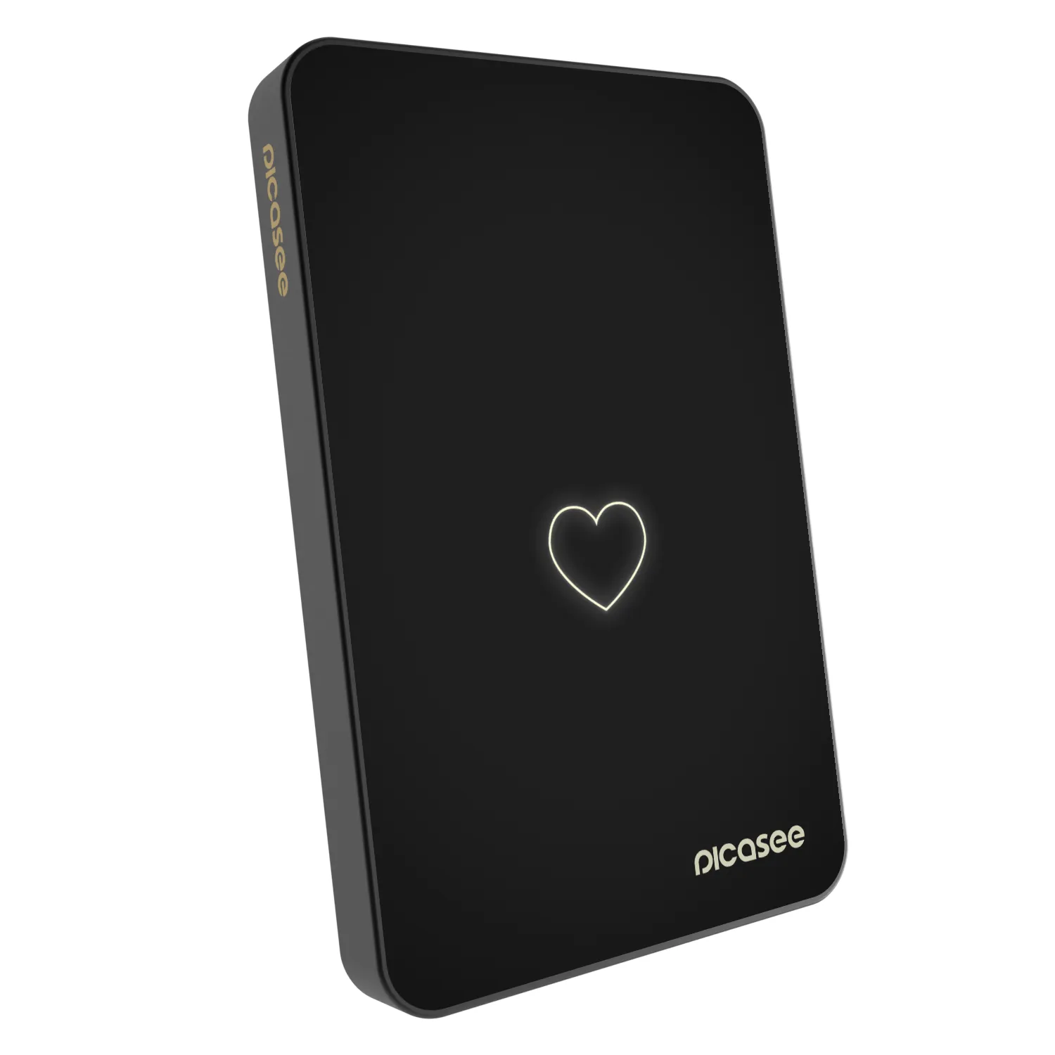 Picasee Prenosna baterija z MagSafe 5 000 mAh Siva - Heart