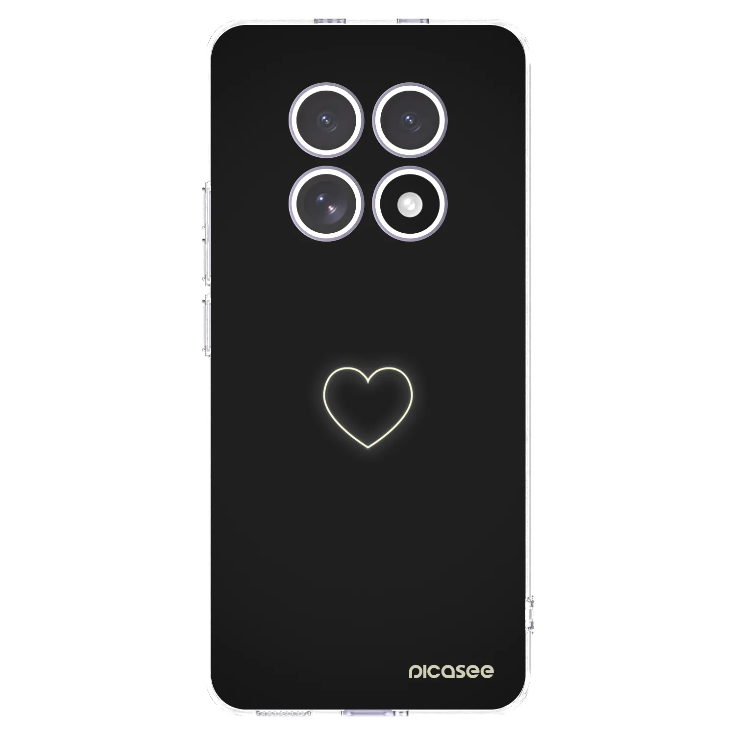 Picasee silikonski prozorni ovitek za Xiaomi Redmi Note 15 - Heart