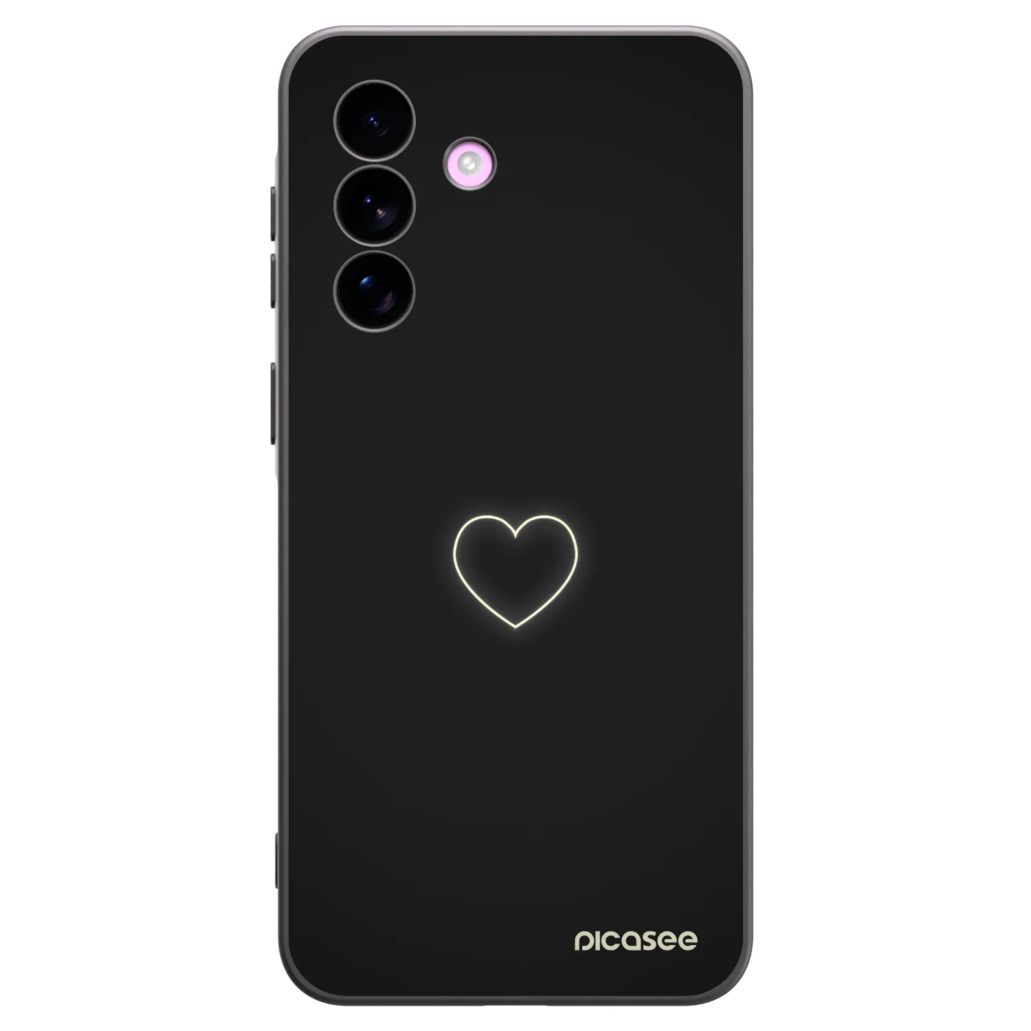 Picasee silikonski črni ovitek za Samsung Galaxy A57 5G - Heart