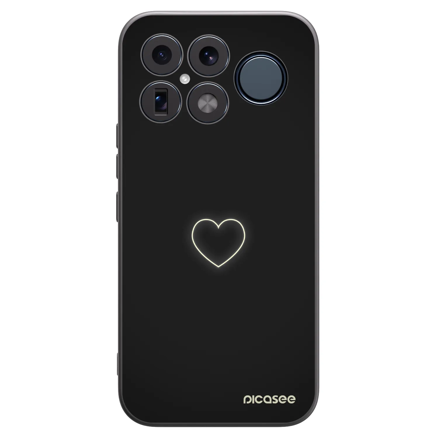 Picasee silikonski črni ovitek za Xiaomi Poco F8 Ultra - Heart