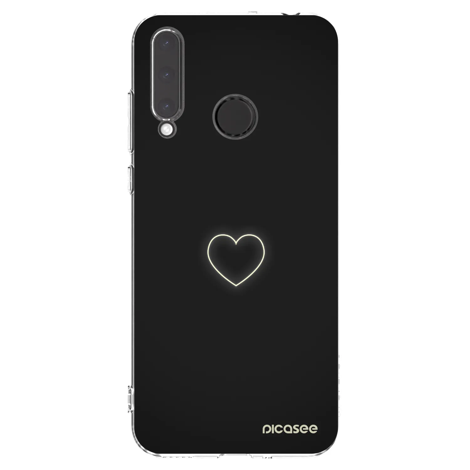 Picasee silikonski prozorni ovitek za Honor 20 Lite - Heart