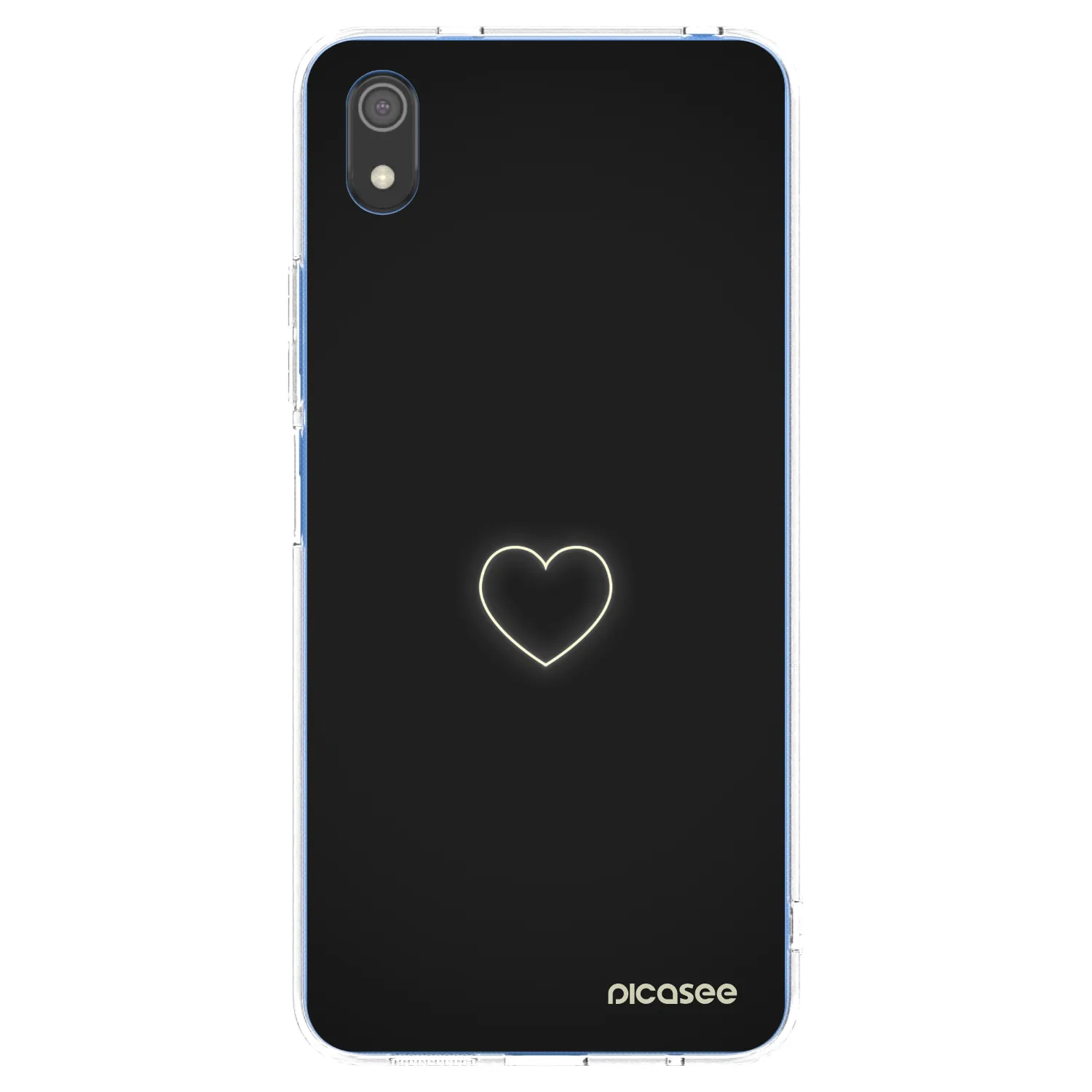Picasee silikonski prozorni ovitek za Xiaomi Redmi 7A - Heart