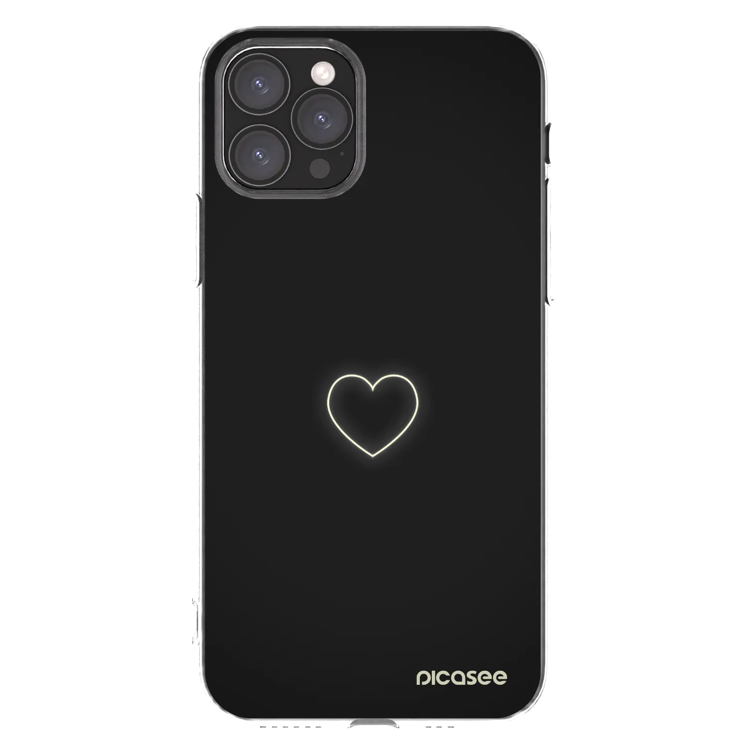 Picasee silikonski prozorni ovitek za Apple iPhone 11 Pro - Heart