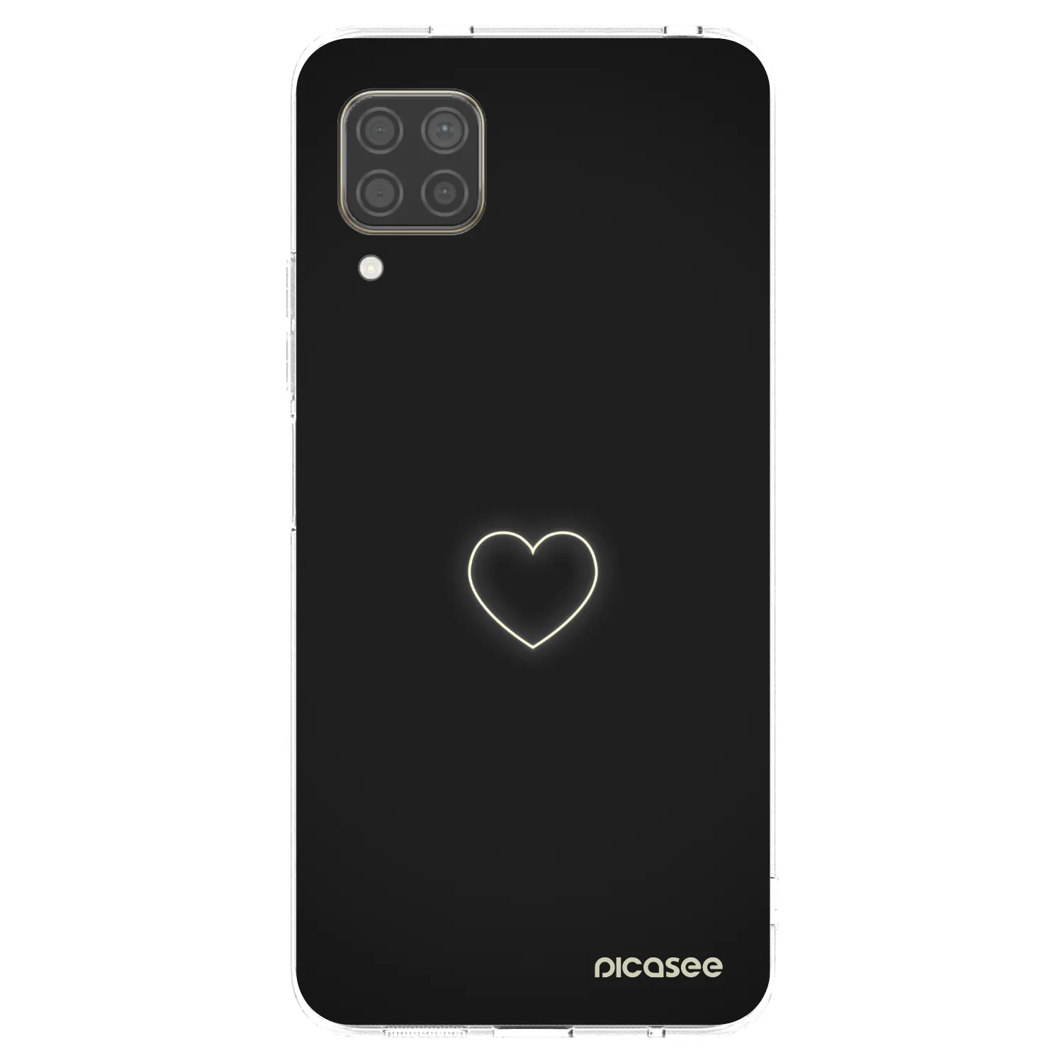 Picasee silikonski prozorni ovitek za Huawei P40 Lite - Heart