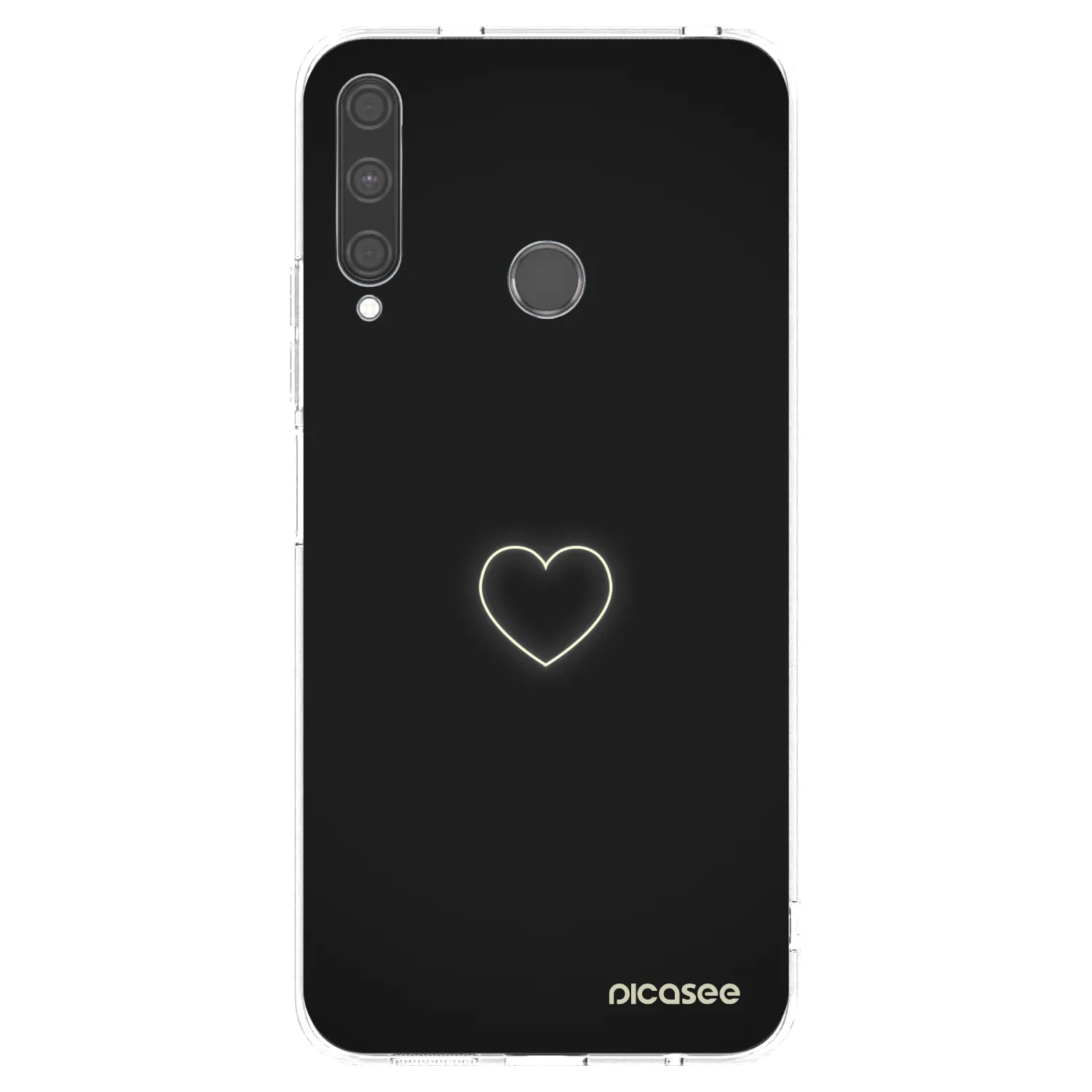 Picasee silikonski prozorni ovitek za Huawei P40 Lite E - Heart