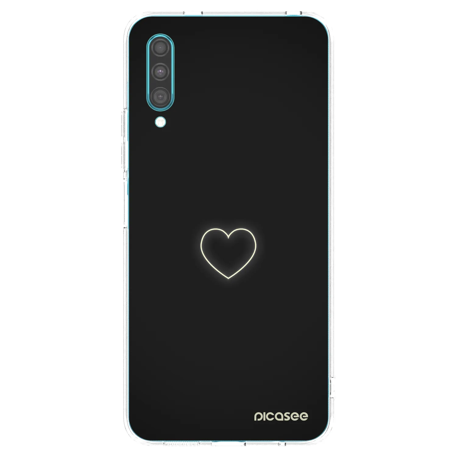 Picasee silikonski prozorni ovitek za Samsung Galaxy A30s A307F - Heart