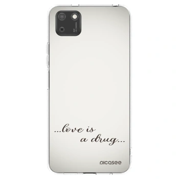 Picasee silikonski prozorni ovitek za Huawei Y5P - Love is a drug