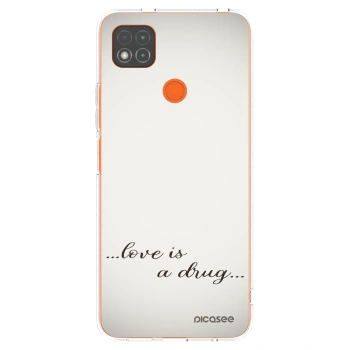 Picasee silikonski prozorni ovitek za Xiaomi Redmi 9C - Love is a drug