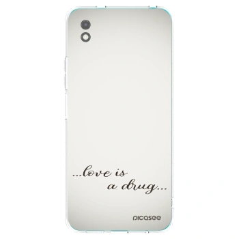 Picasee silikonski črni ovitek za Xiaomi Redmi 9A - Love is a drug