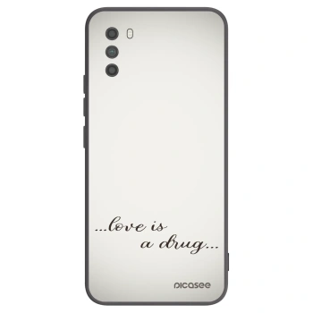 Picasee silikonski črni ovitek za Xiaomi Poco M3 - Love is a drug