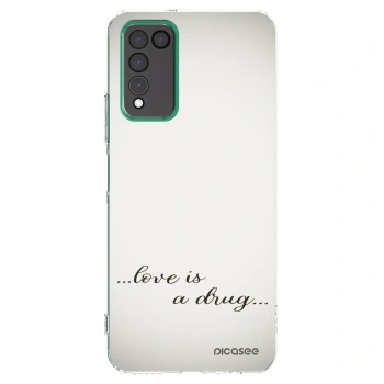 Picasee silikonski prozorni ovitek za Honor 10X Lite - Love is a drug