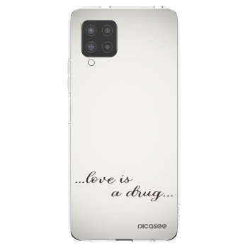 Picasee silikonski prozorni ovitek za Samsung Galaxy A42 A426B - Love is a drug