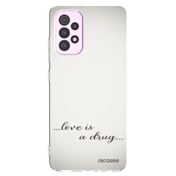 Picasee silikonski prozorni ovitek za Samsung Galaxy A32 5G A326B - Love is a drug