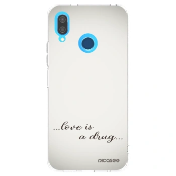 Picasee silikonski prozorni ovitek za Huawei P20 Lite - Love is a drug