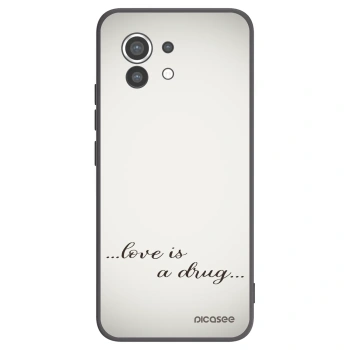 Picasee silikonski črni ovitek za Xiaomi Mi 11 - Love is a drug