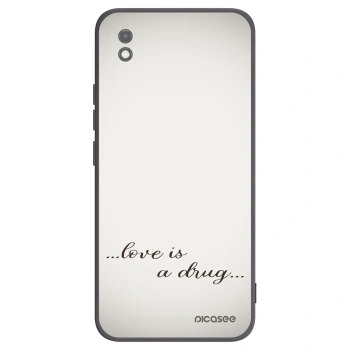 Picasee silikonski črni ovitek za Xiaomi Redmi 9AT - Love is a drug