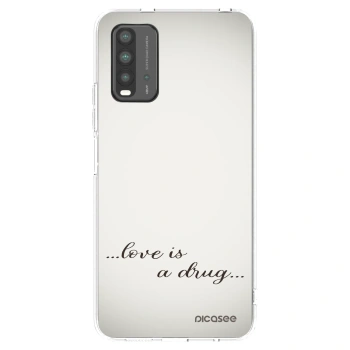 Picasee silikonski črni ovitek za Xiaomi Redmi 9T - Love is a drug