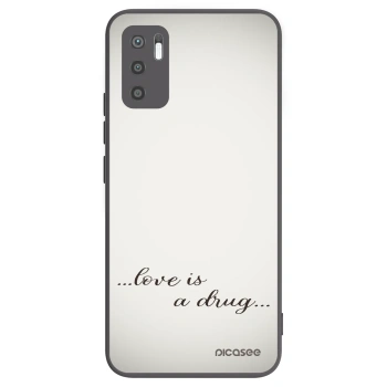 Picasee silikonski črni ovitek za Xiaomi Redmi Note 10 5G - Love is a drug