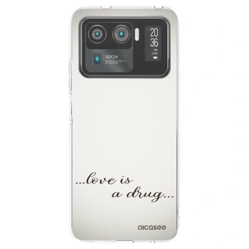 Picasee silikonski prozorni ovitek za Xiaomi Mi 11 Ultra - Love is a drug