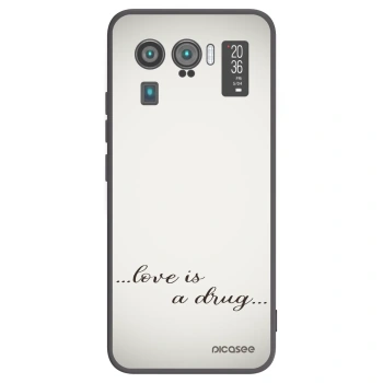 Picasee silikonski črni ovitek za Xiaomi Mi 11 Ultra - Love is a drug