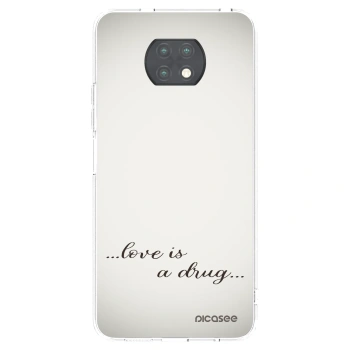 Picasee silikonski prozorni ovitek za Xiaomi Redmi Note 9T - Love is a drug